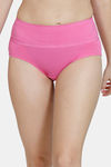 Zivame Anti-Microbial High Rise Full Coverage Tummy Tucker Hipster Panty (Pack of 2) - Multicolor — thumbnail 2